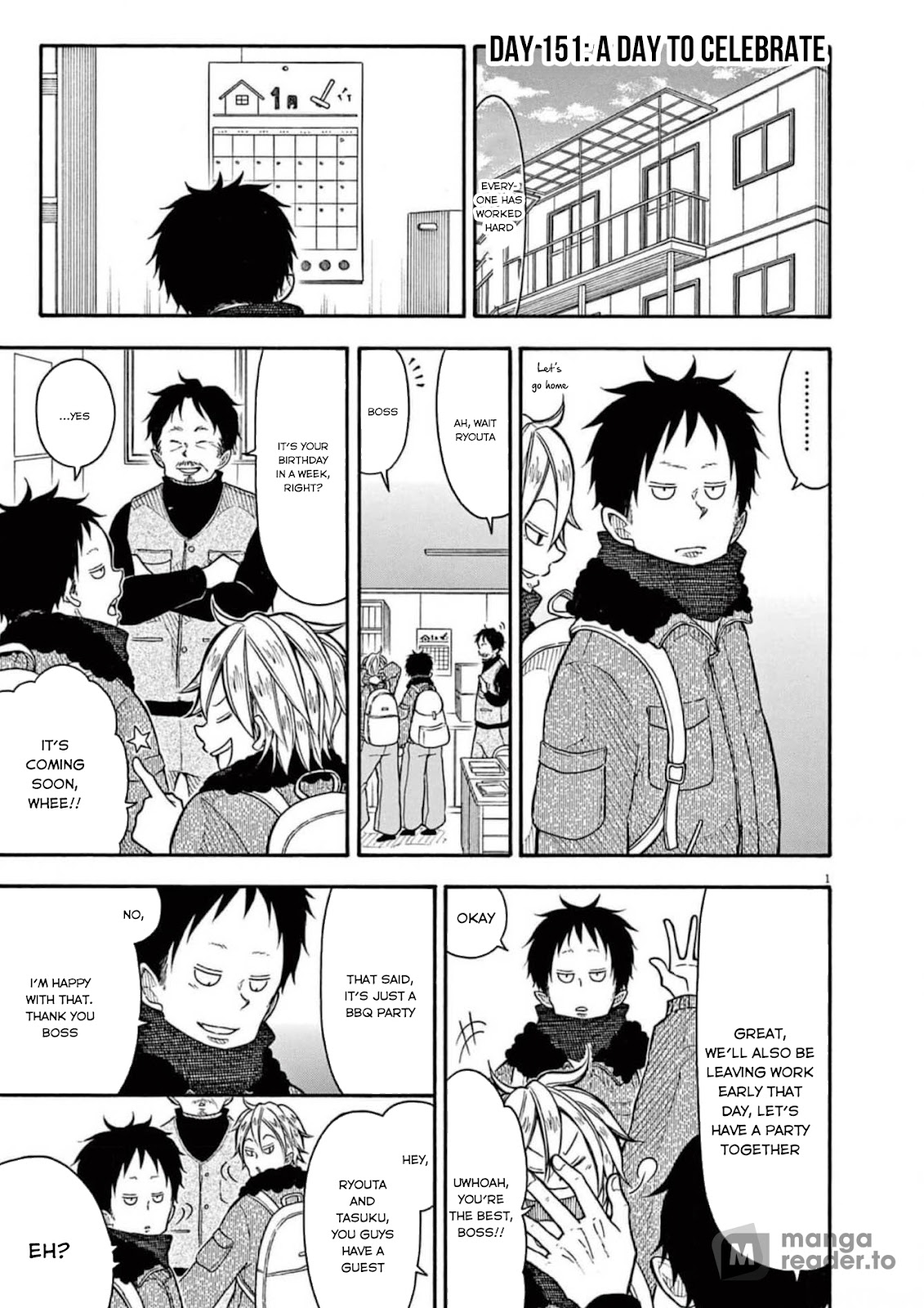 Kotaro Lives Alone, Chapter 151 image 001